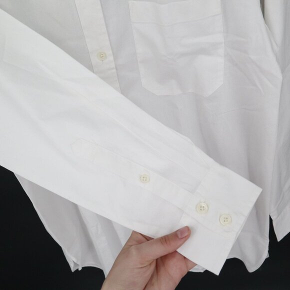 J. Crew Relaxed Button-Up Shirt Women XXS White Career Polished Professional NWT - Picture 8 of 16